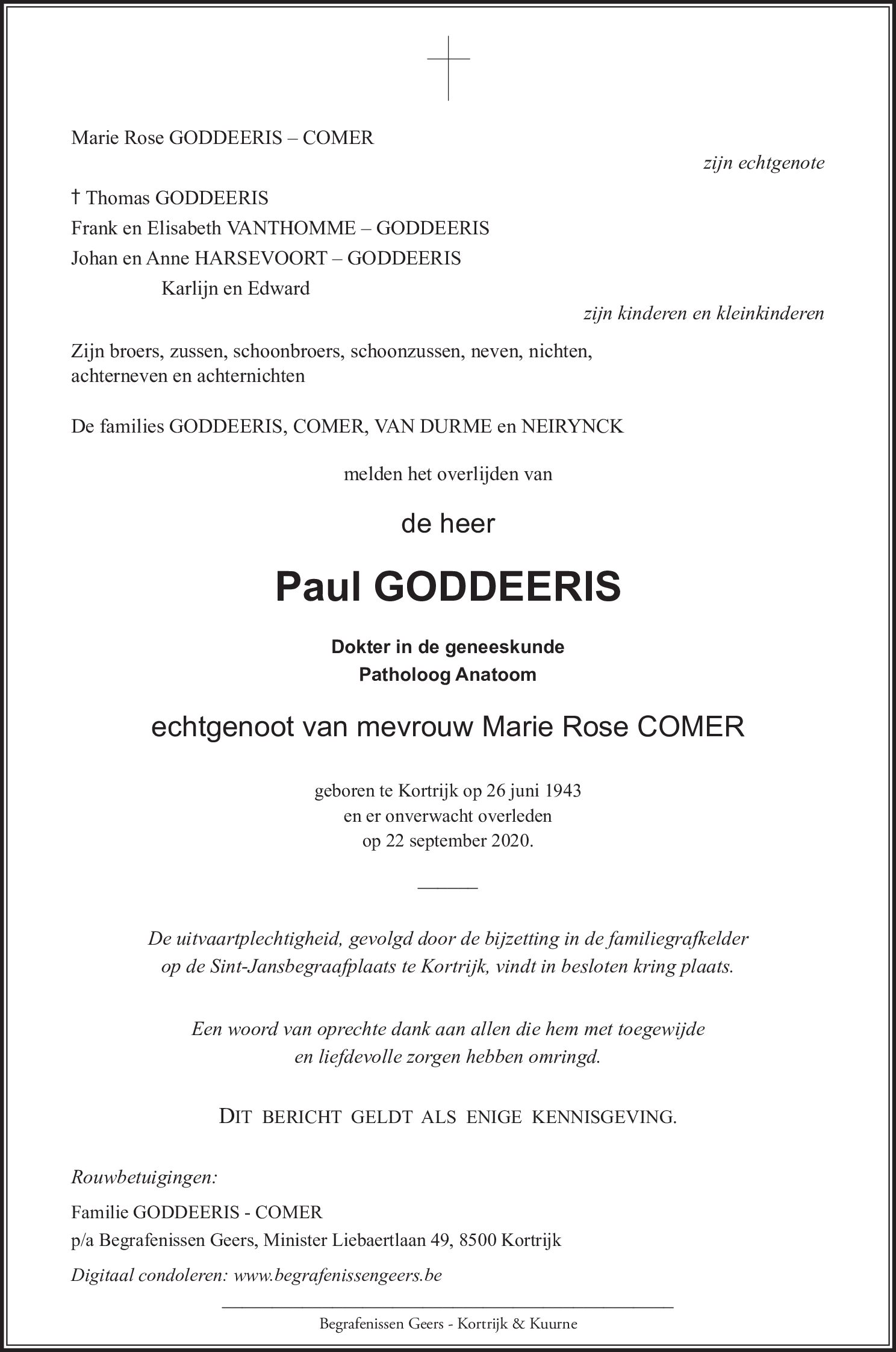 Paul GODDEERIS