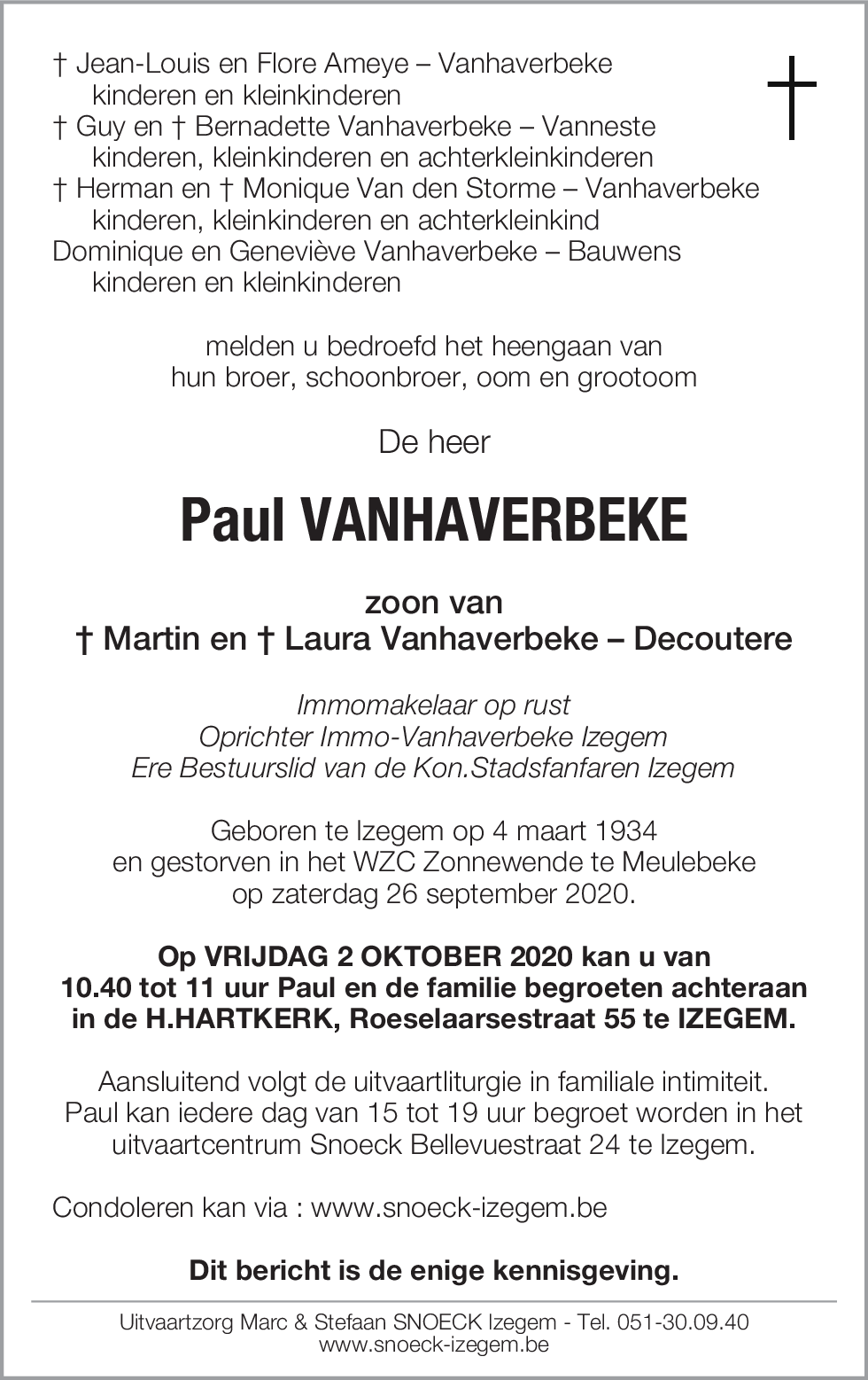 Paul Vanhaverbeke