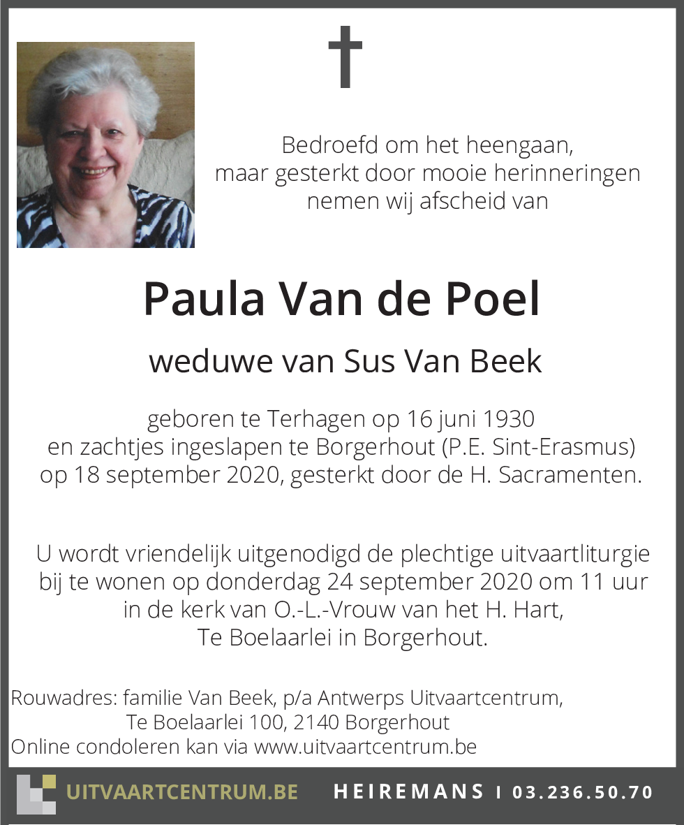 Paula Van de Poel