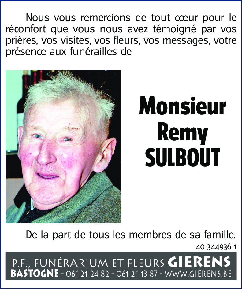 Remy SULBOUT