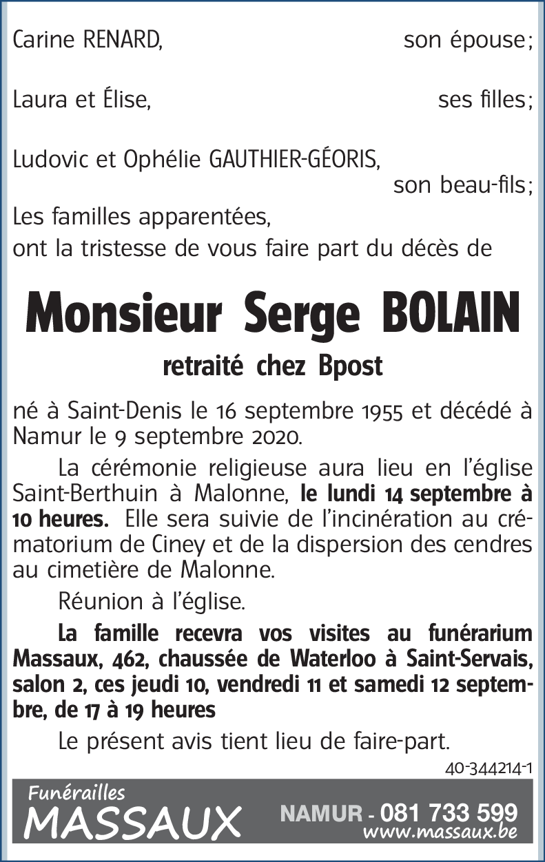 Serge BOLAIN