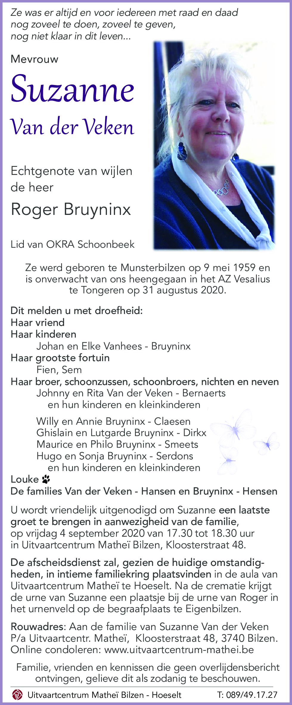 Suzanne VAN DER VEKEN