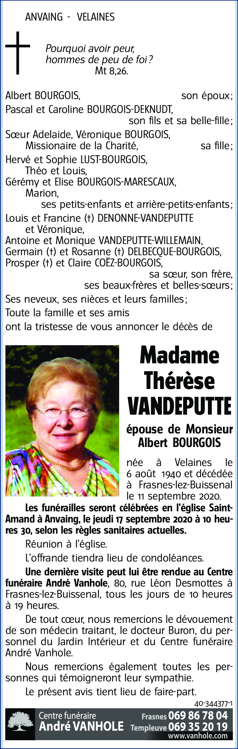 Thérèse VANDEPUTTE