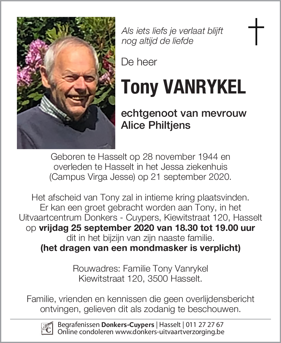 Tony Vanrykel