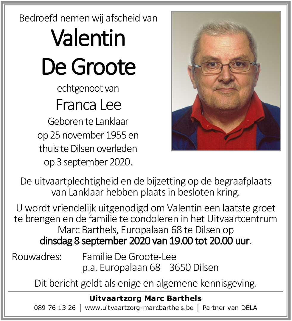 Valentin De Groote