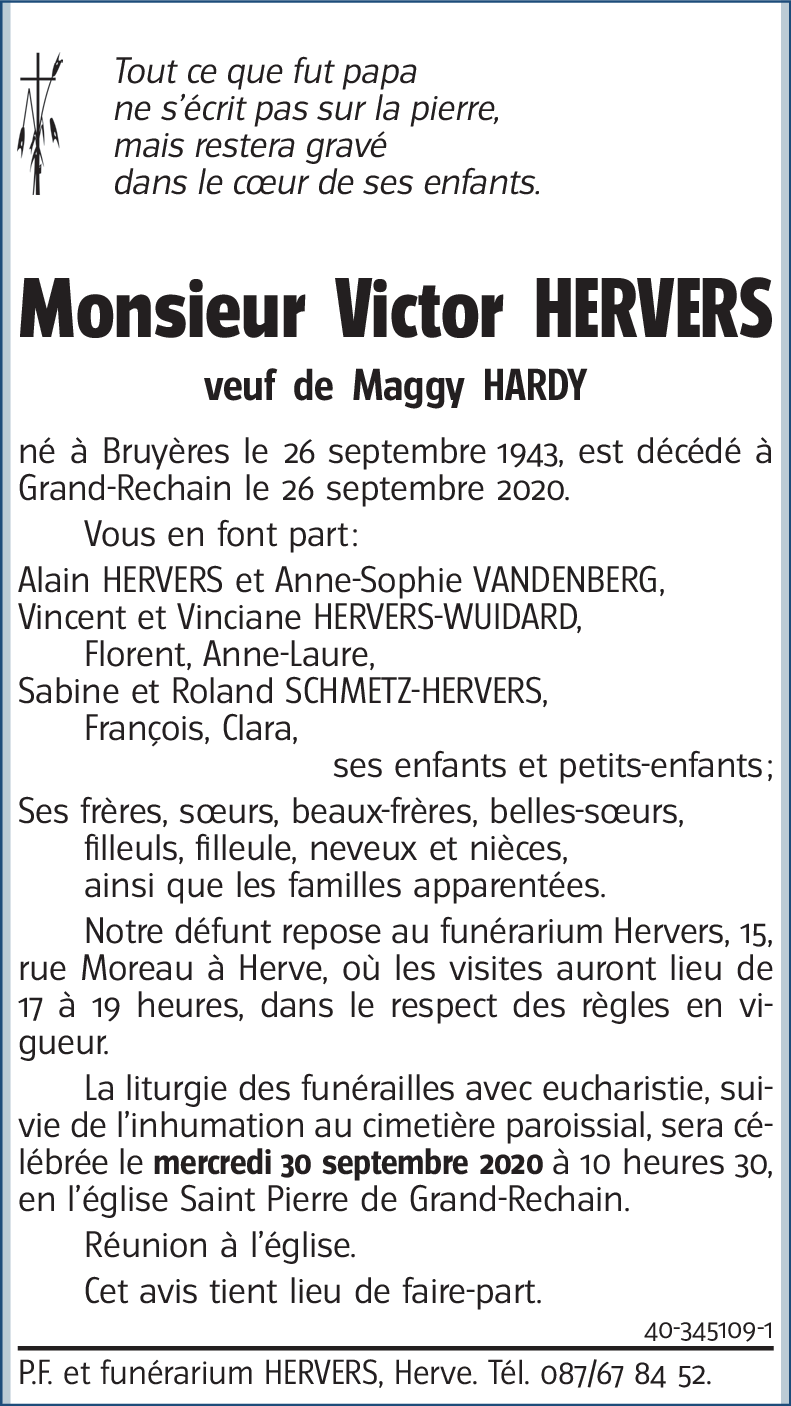 Victor HERVERS