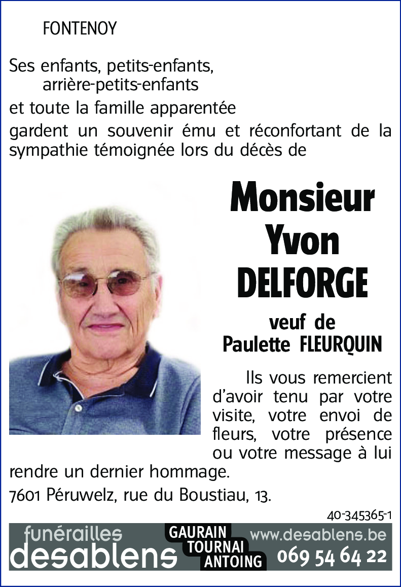 Yvon DELFORGE