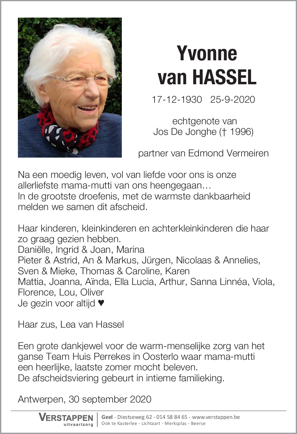 Yvonne van Hassel