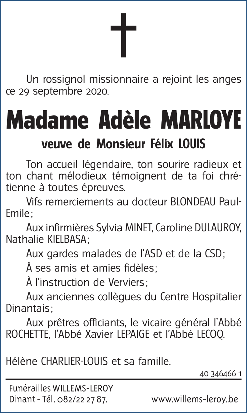 Adèle MARLOYE