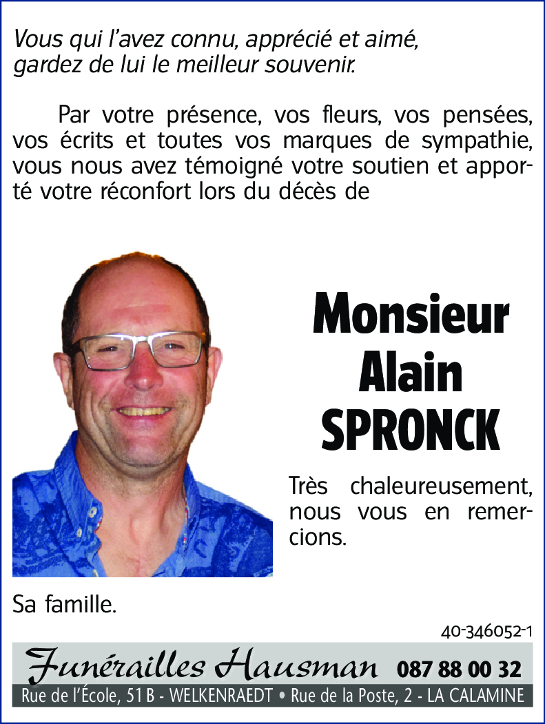 Alain SPRONCK
