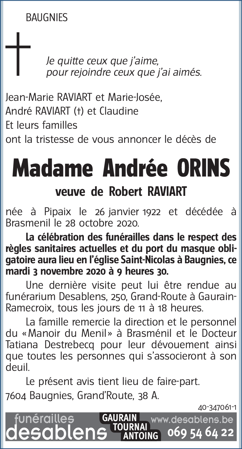 Andrée ORINS
