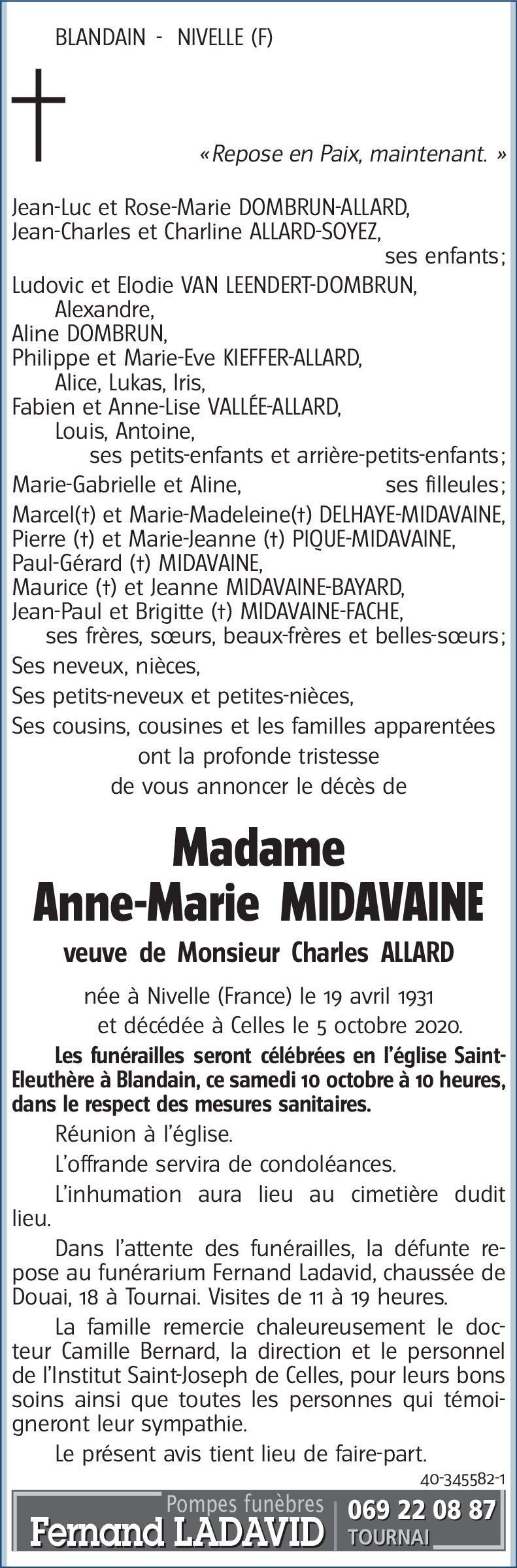 Anne-Marie MIDAVAINE