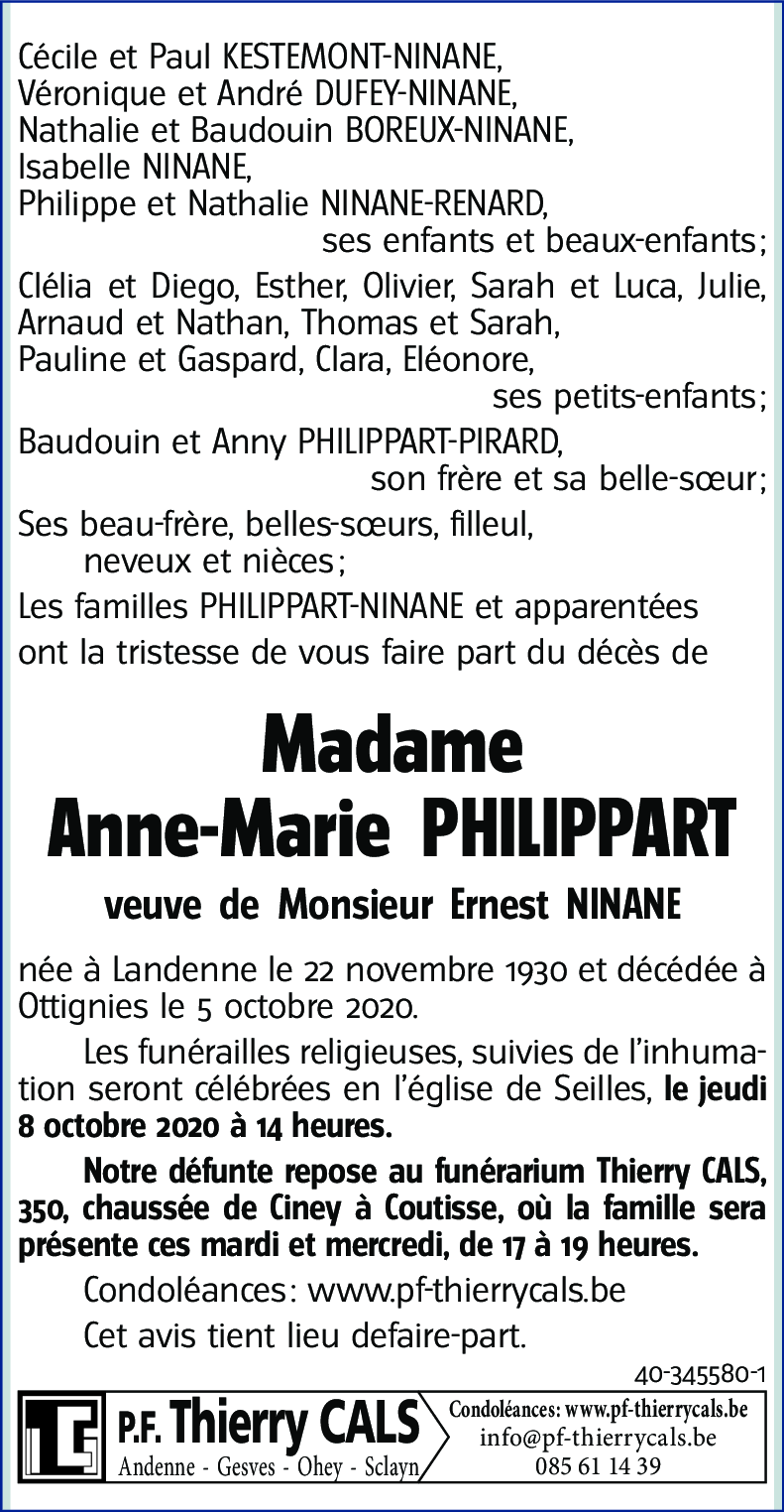 Anne-Marie PHILIPPART