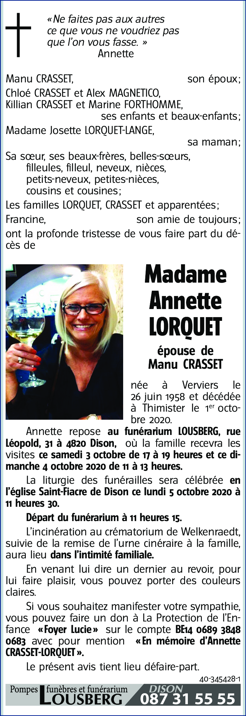 Annette LORQUET