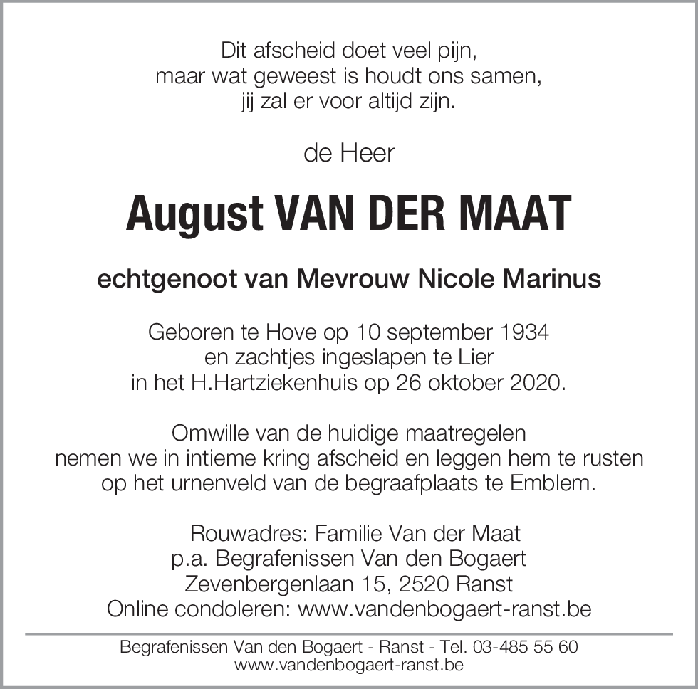 August van der Maat
