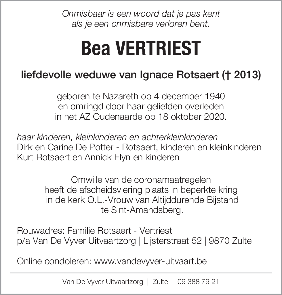 Bea Vertriest