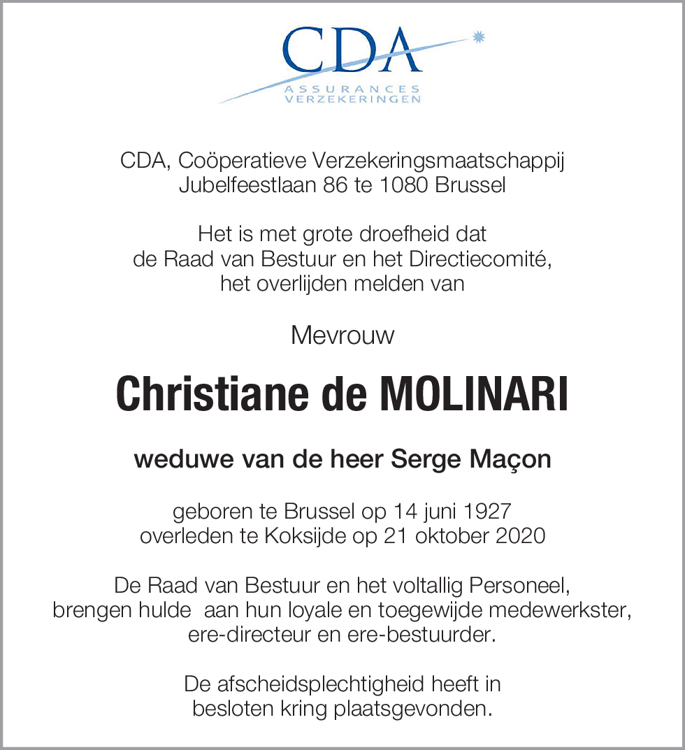 Christiane de Molinari