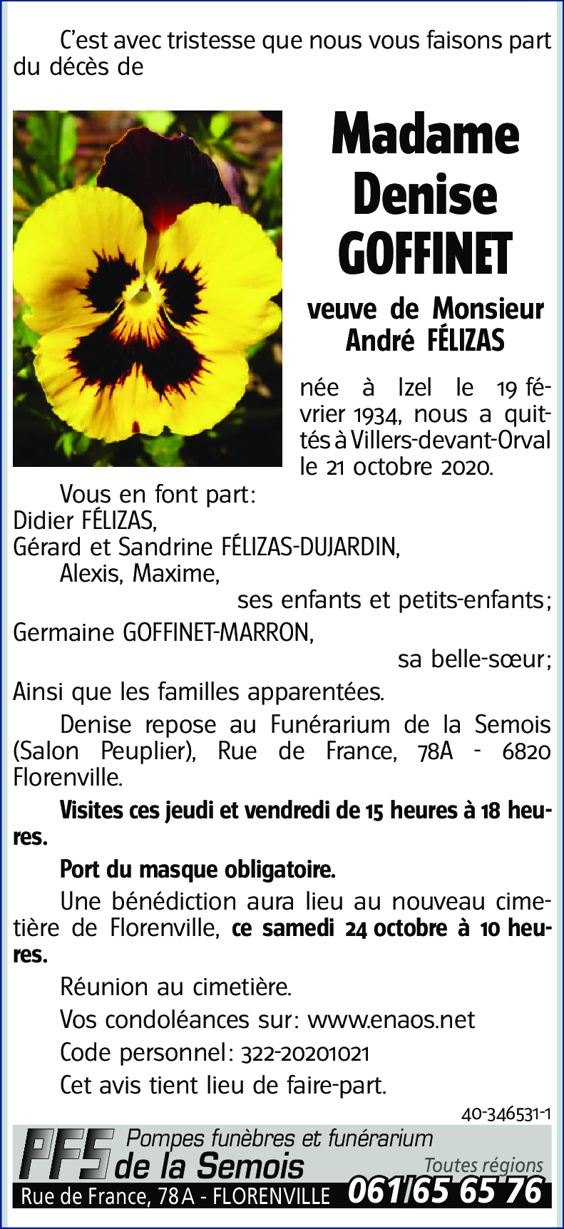 Denise GOFFINET