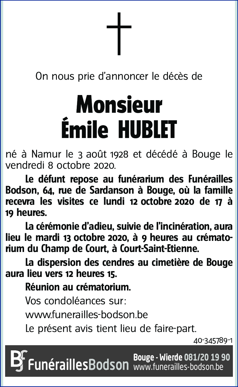 Émile HUBLET