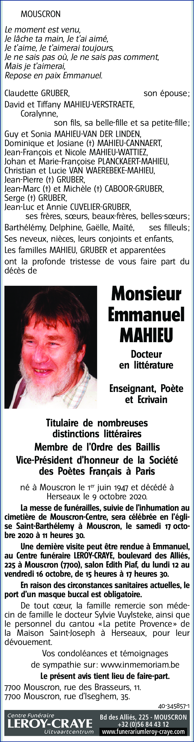 Emmanuel MAHIEU