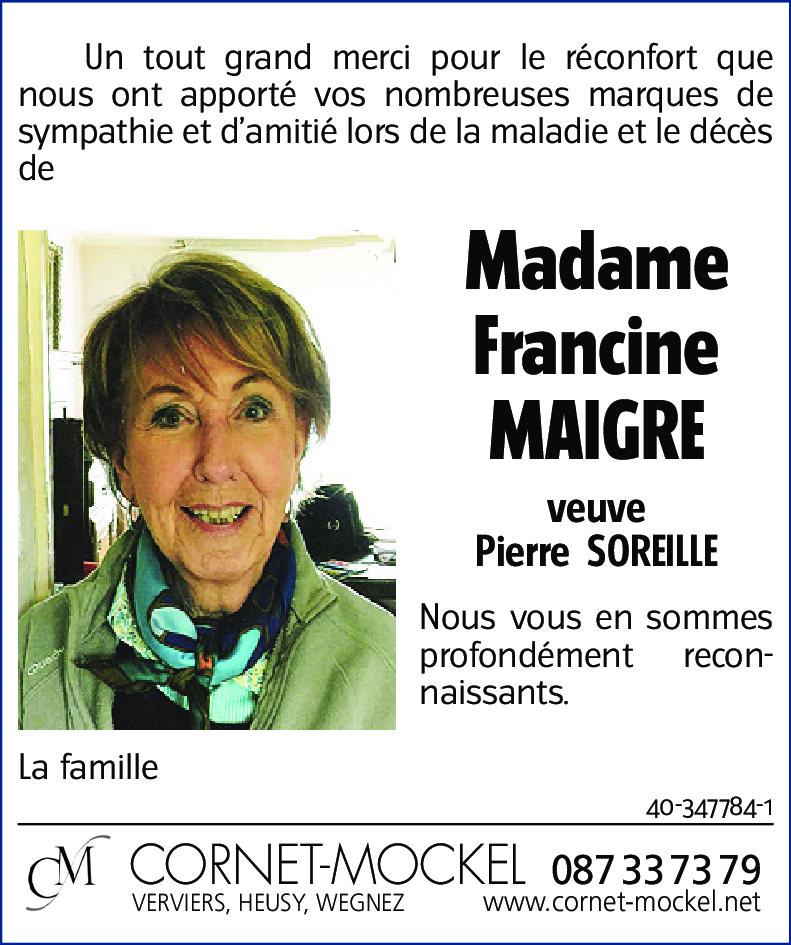 Francine MAIGRE