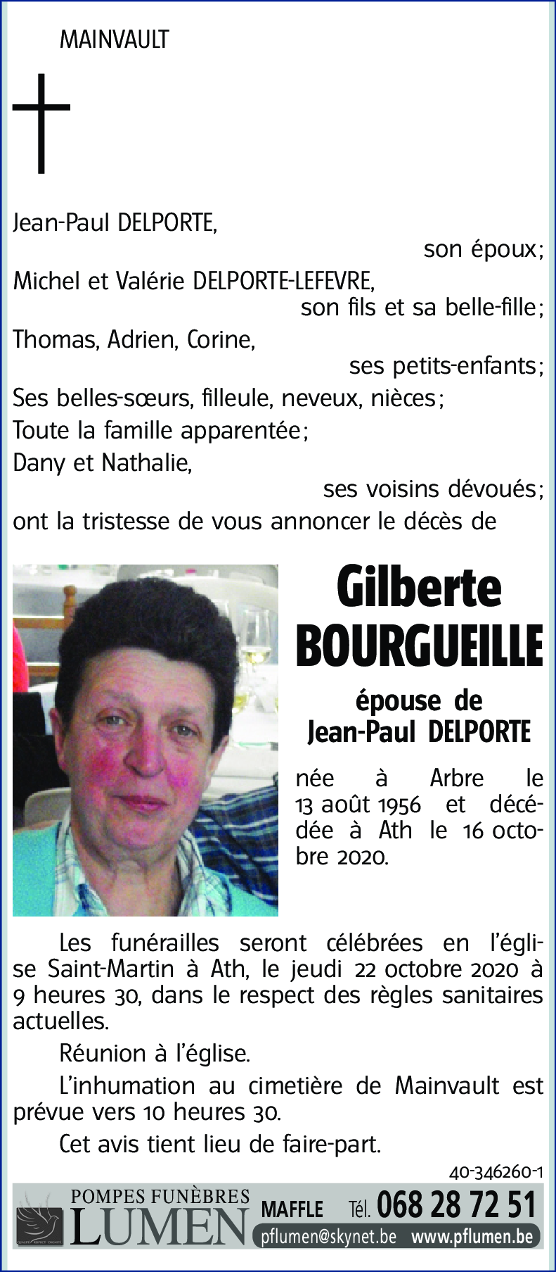 Gilberte BOURGUEILLE