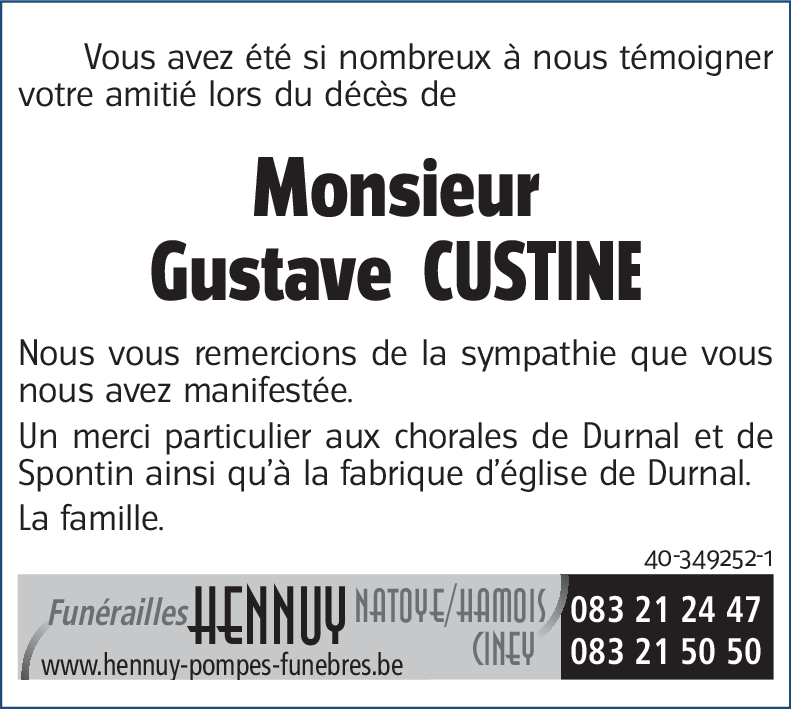 Gustave CUSTINE