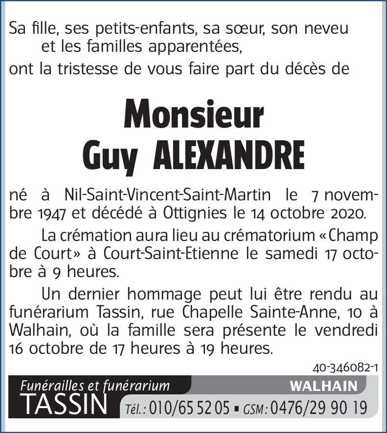 Guy ALEXANDRE