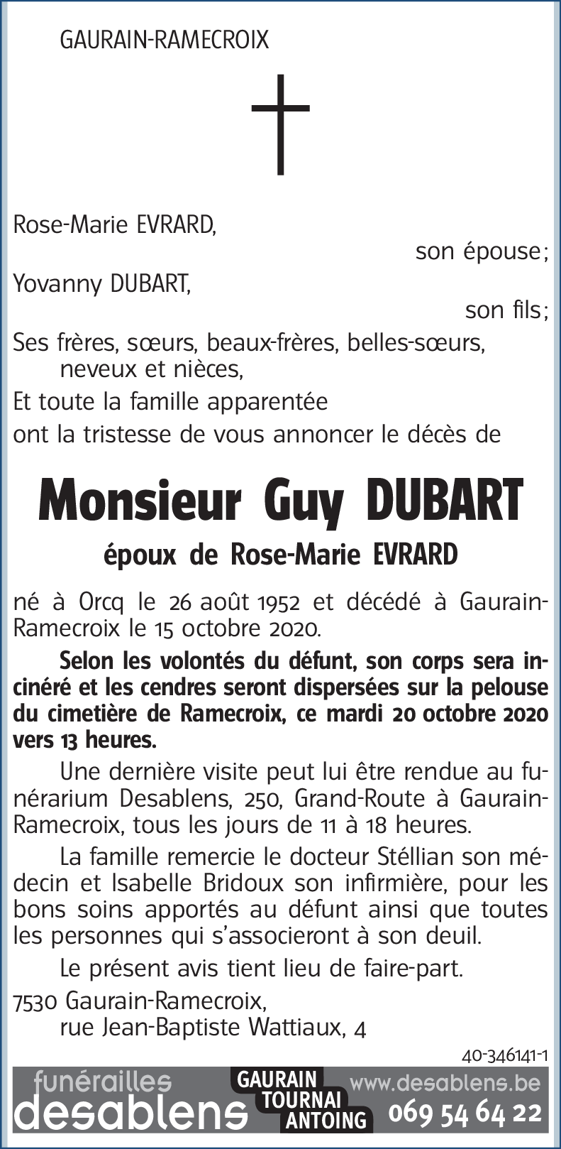 Guy DUBART