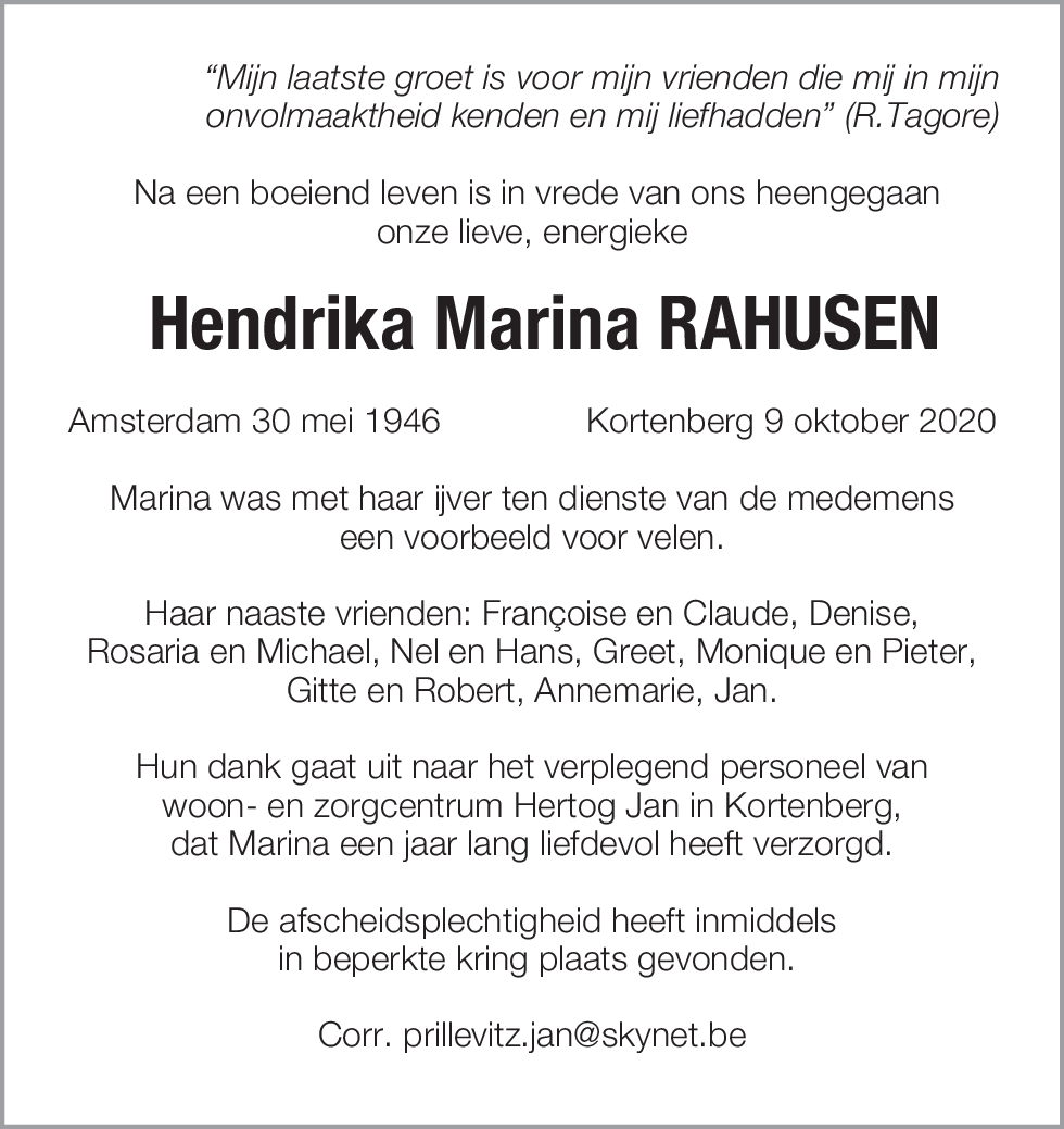 Hendrika Rahusen