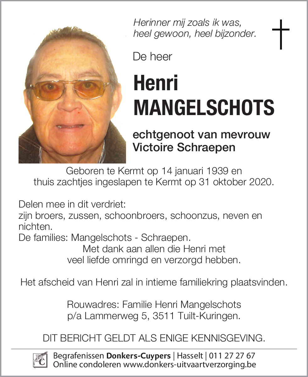 Henri Mangelschots