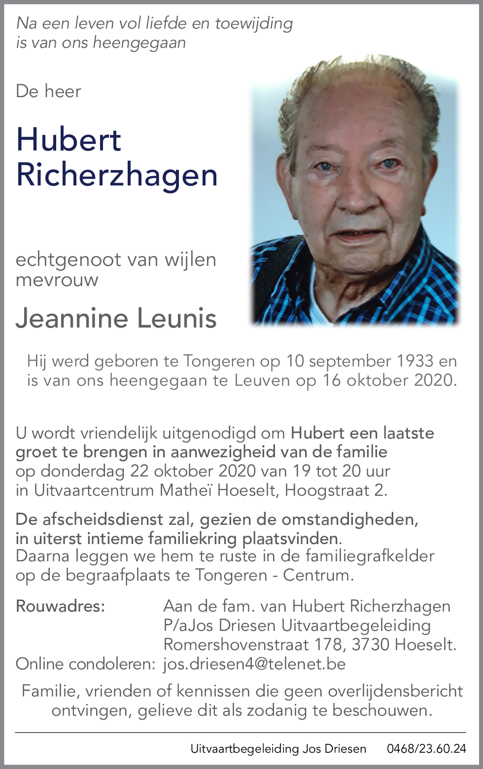 Hubert RICHERZHANGEN10/09/19