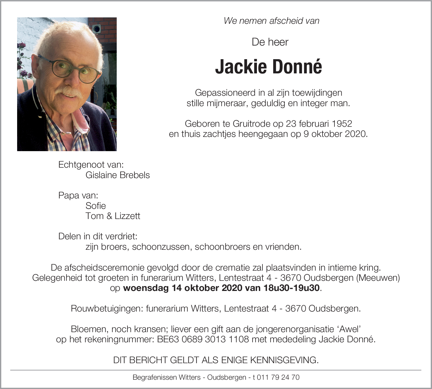 Jackie Donné
