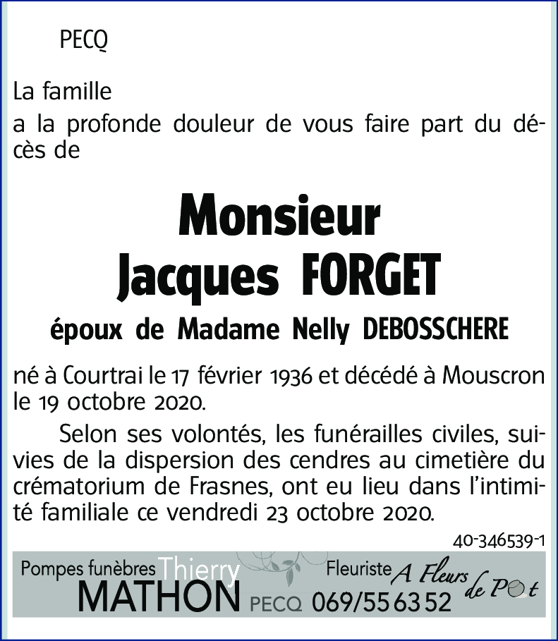 Jacques FORGET