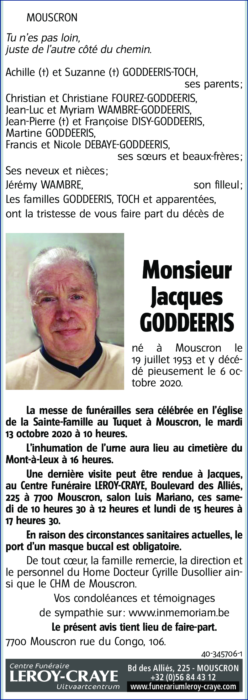 Jacques GODDEERIS