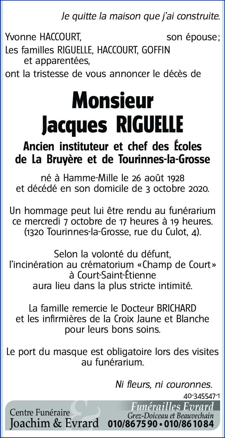 Jacques RIGUELLE