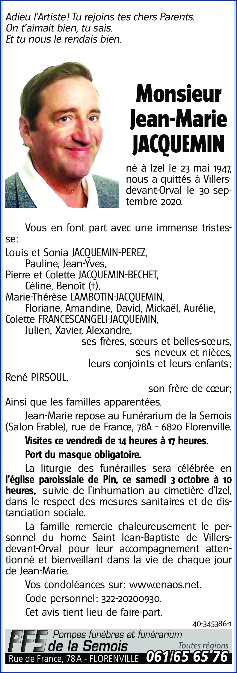 Jean-Marie JACQUEMIN