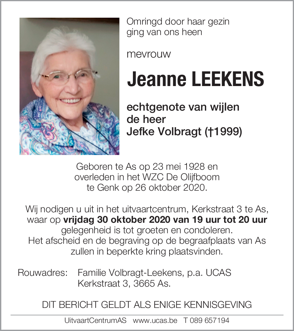 Jeanne Leekens