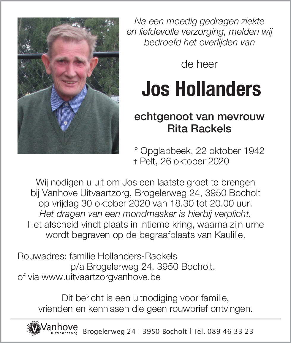 Jos Hollanders