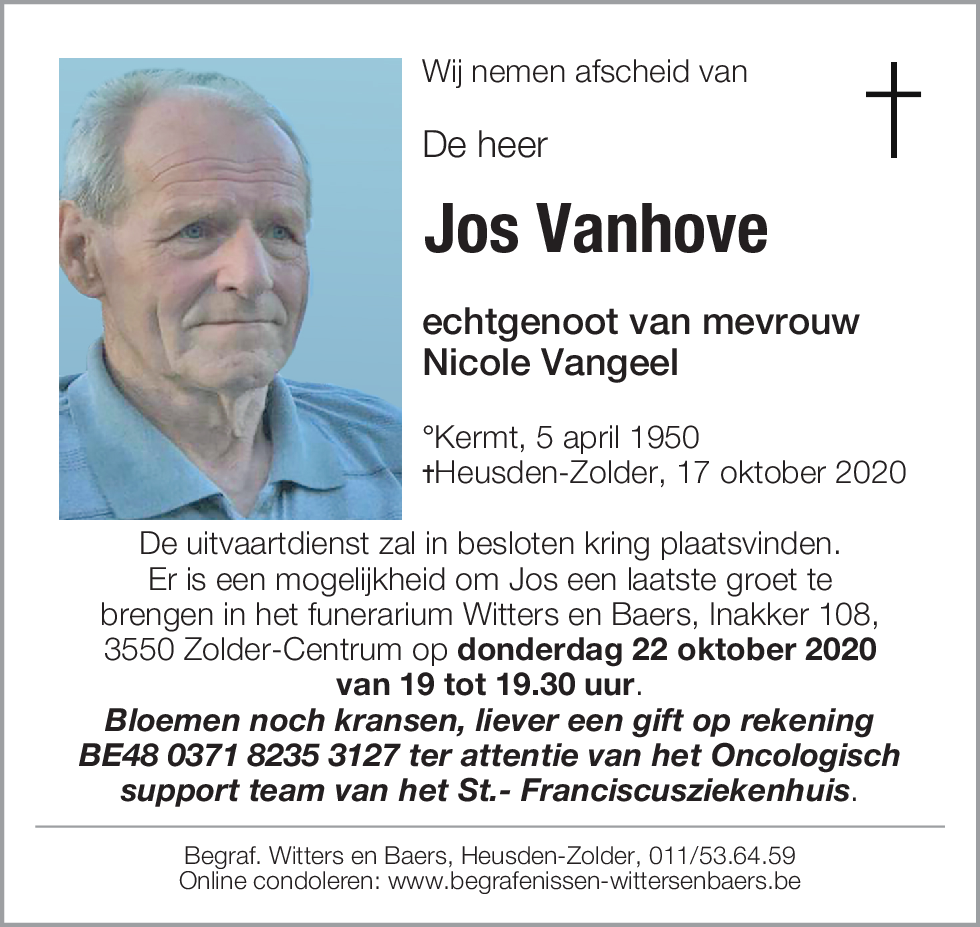 Jos Vanhove
