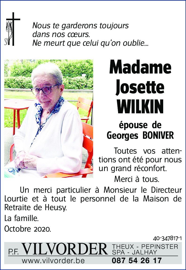 Josette WILKIN