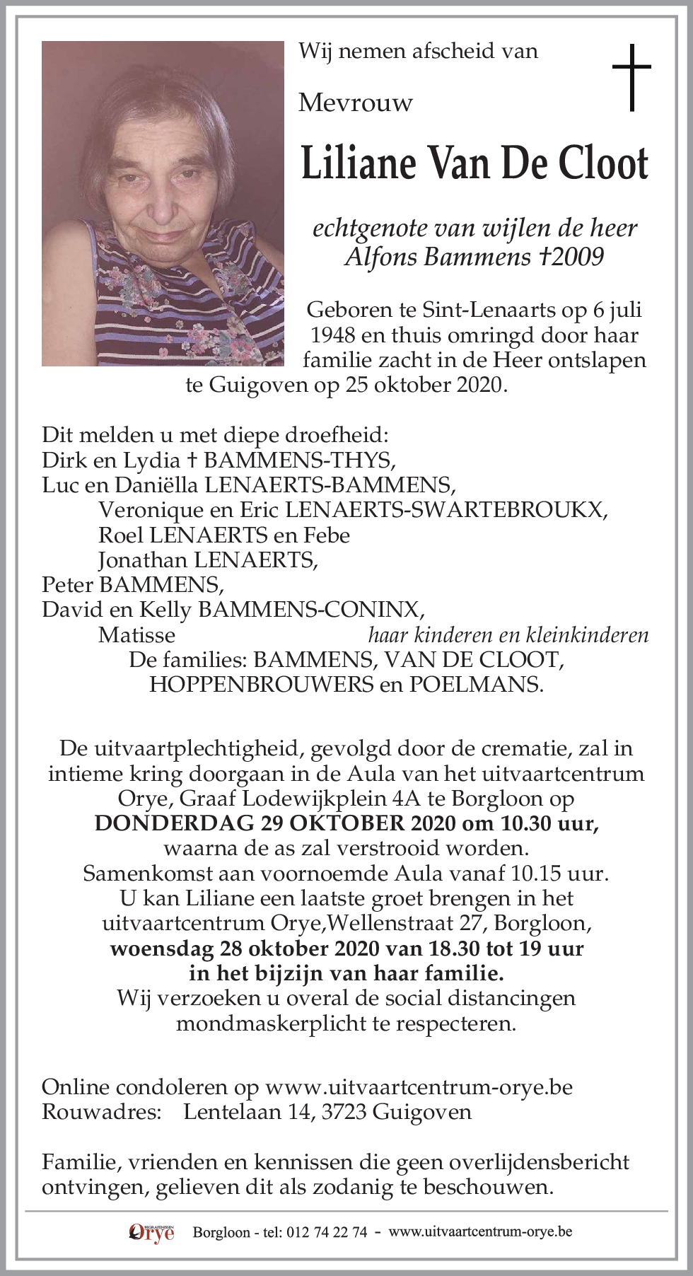 Liliane Van De Cloot