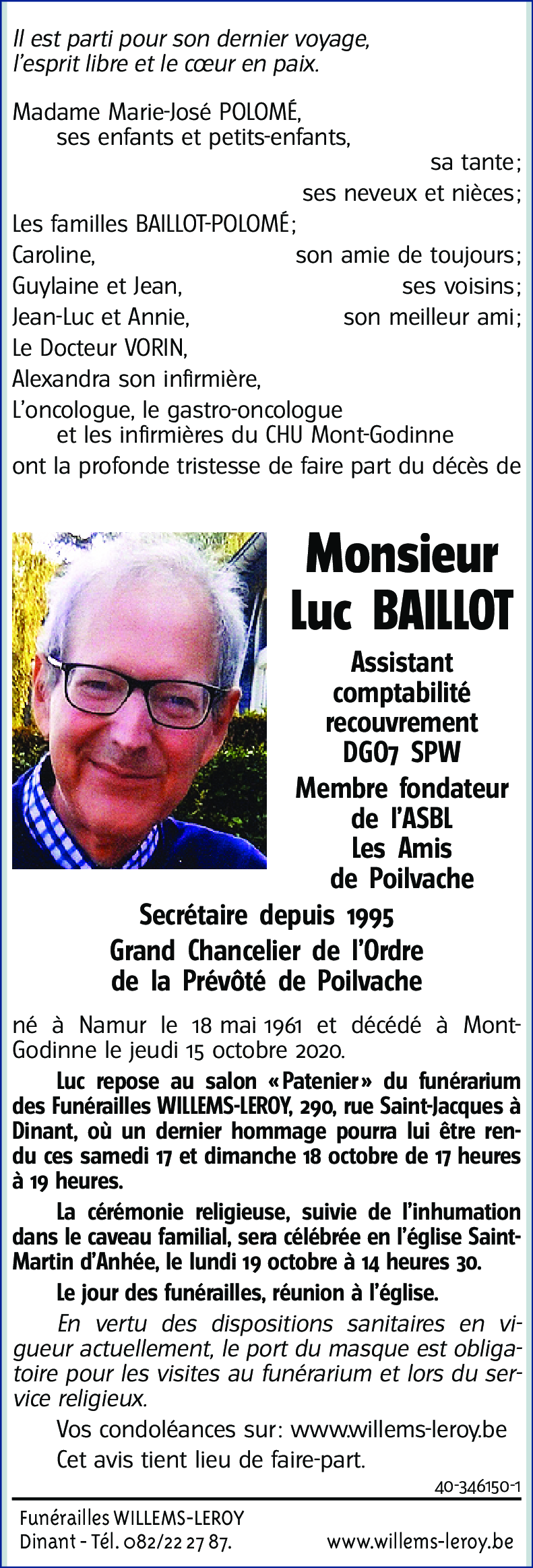 Luc BAILLOT