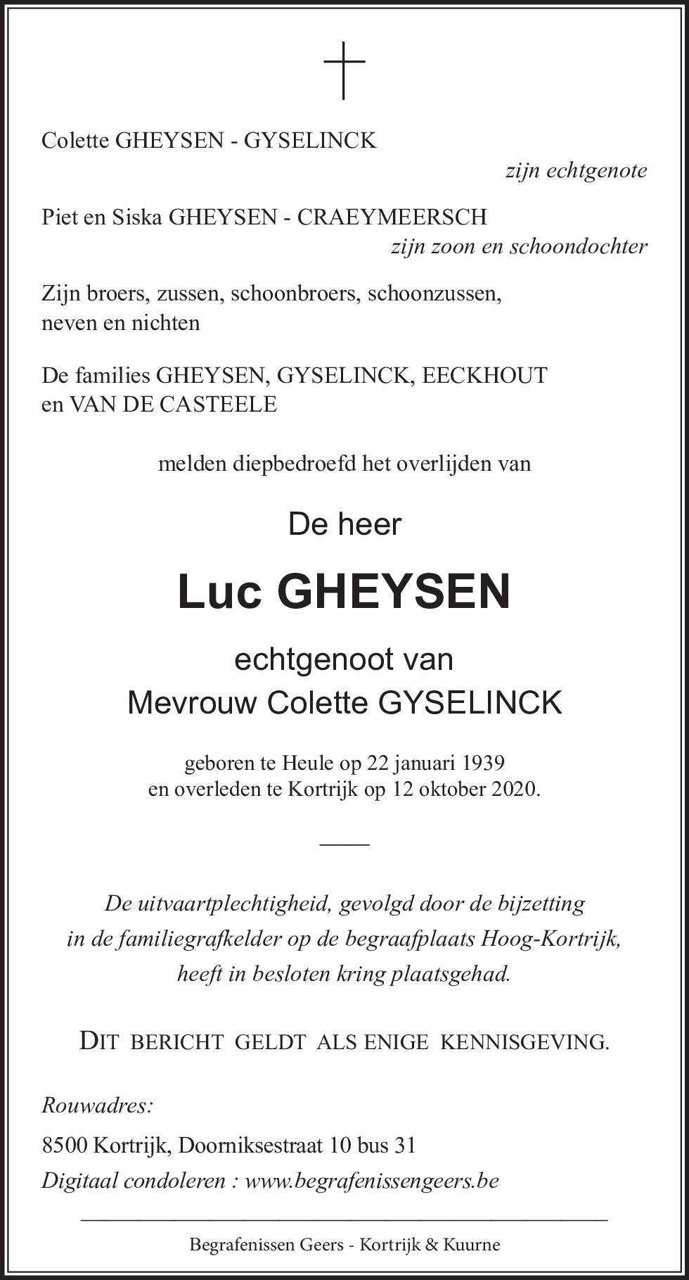 Luc GHEYSEN