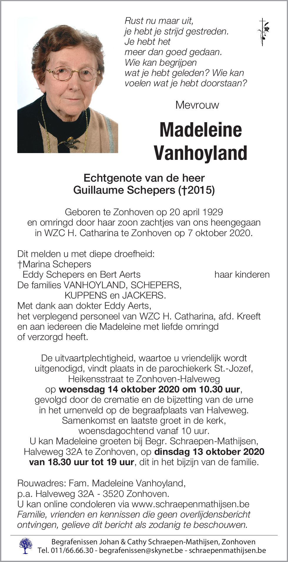 Madeleine Vanhoyland