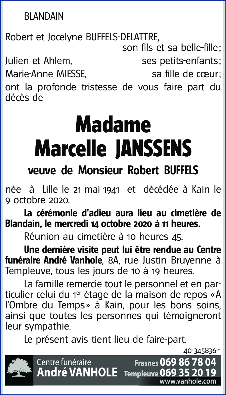 Marcelle JANSSENS