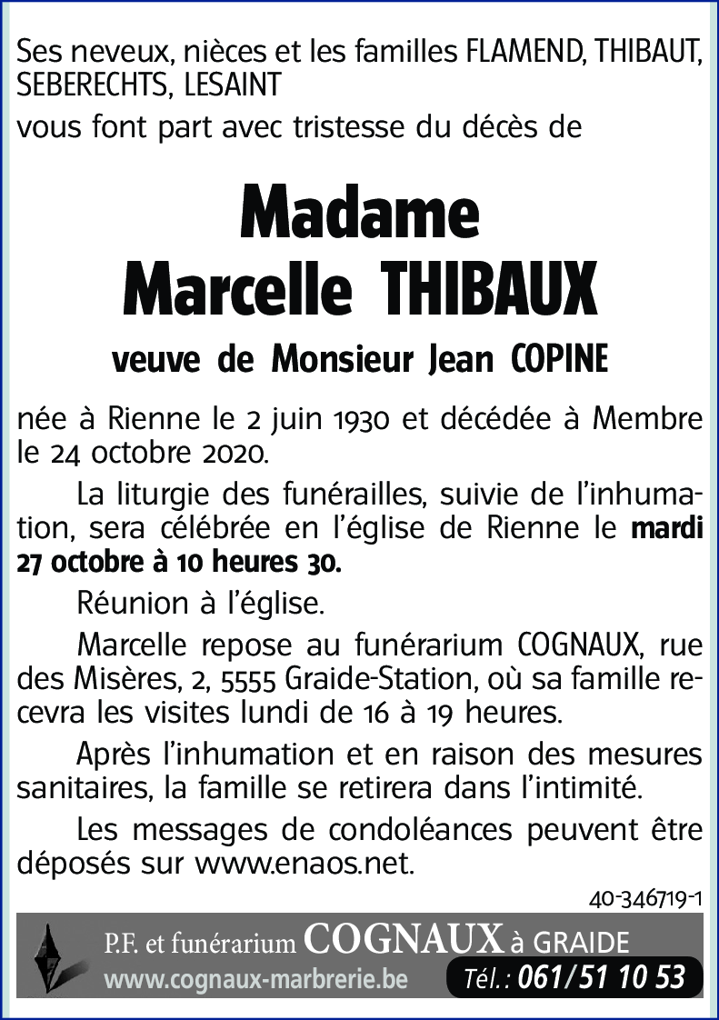 Marcelle THIBAUX