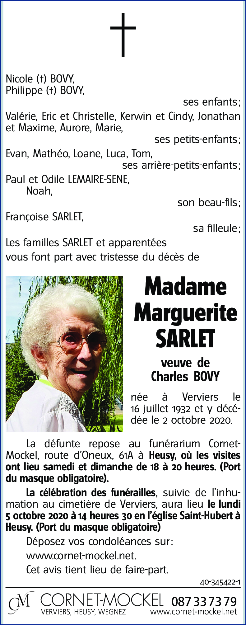Marguerite SARLET