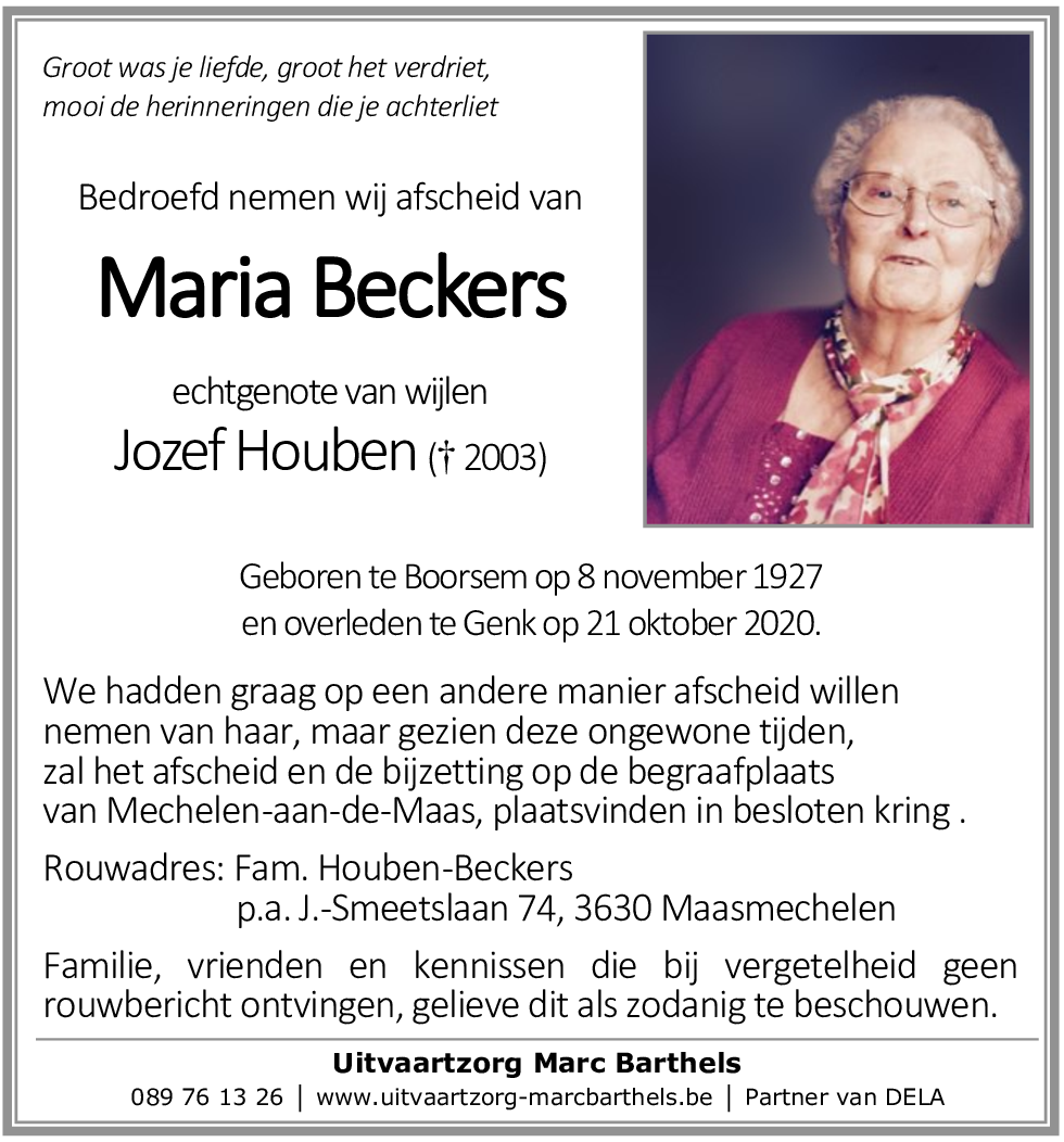 Maria Beckers