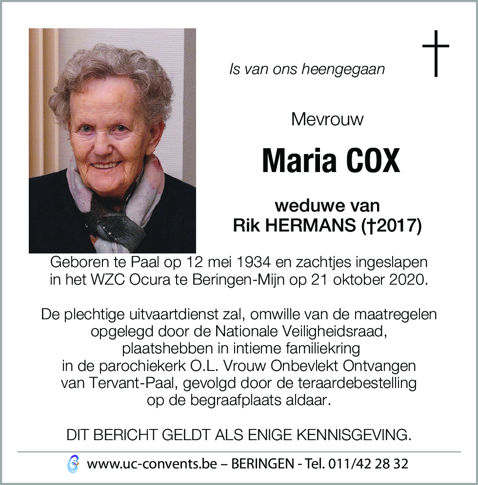 Maria Cox